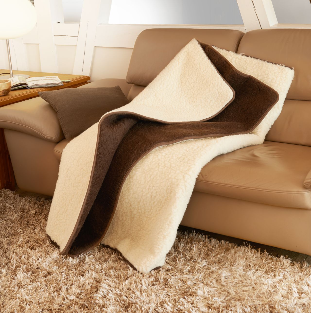 Schurwolldecke "Soft"