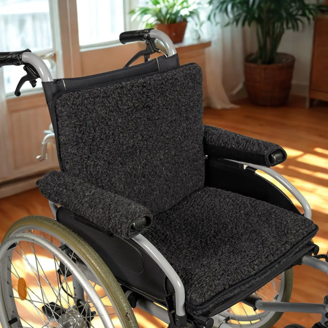 Pure New Wool Wheelchair Set, 3 Pieces